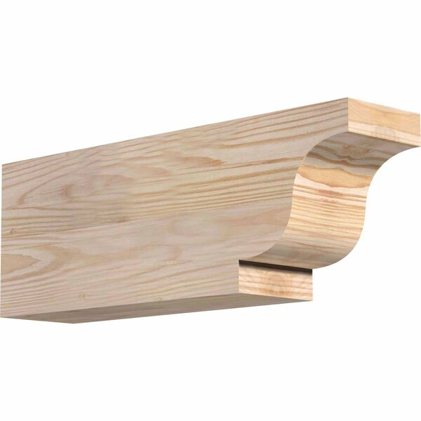 Ekena Millwork Newport Smooth Rafter Tail, Douglas Fir, 3 1/2"W x 6"H x 16"L RFT04X06X16NEW00SDF - main